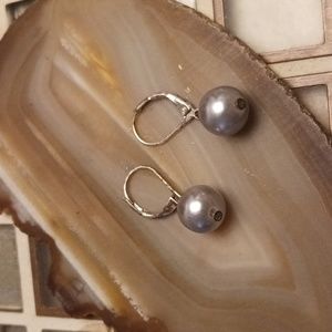 Vintage Silver Pearl necklace